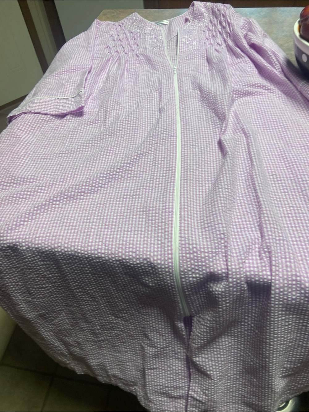 Miss Elaine Full Zip Nightgown